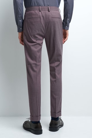 Pantalon slim - Prune