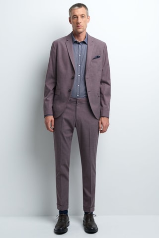 Pantalon slim - Prune