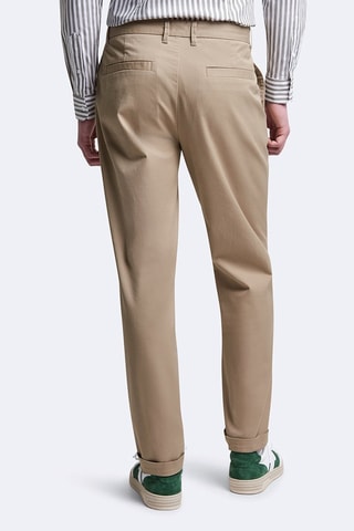Pantalon regular - Beige