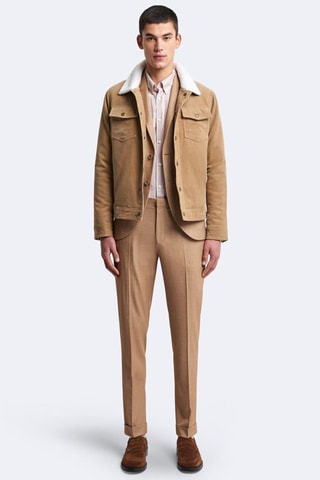 Veste en velours côtelé - Camel