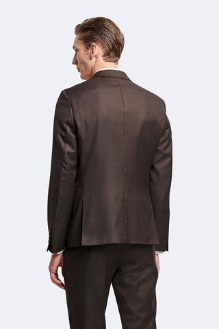 Veste de costume en laine - Marron