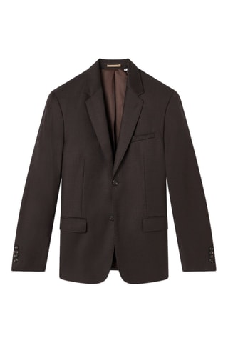 Veste de costume en laine - Marron