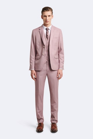 Veste de costume en laine - Rose