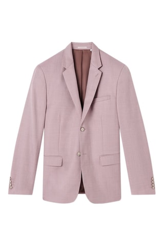 Veste de costume en laine - Rose