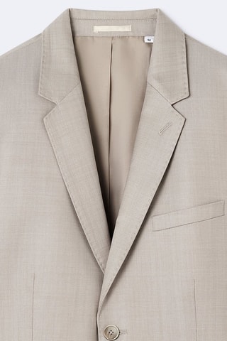 Veste de costume en laine - Beige