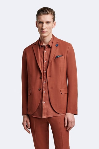 Veste de costume slim - Rouille