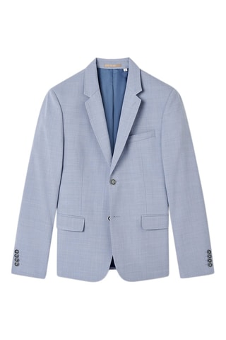Veste de costume en laine - Bleu