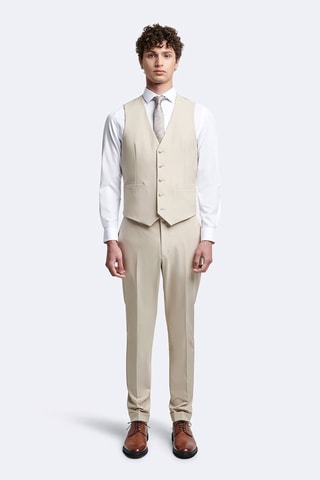 Gilet de costume - Beige