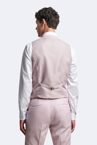 Gilet de costume en laine - Rose