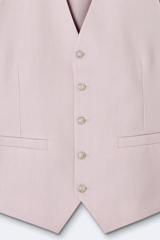 Gilet de costume en laine - Rose