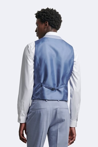 Gilet de costume en laine - Bleu