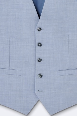 Gilet de costume en laine - Bleu