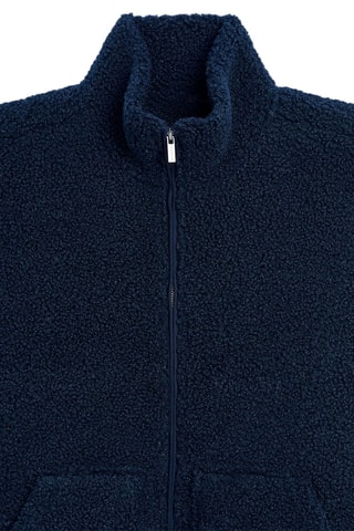Blouson sherpa  - Bleu