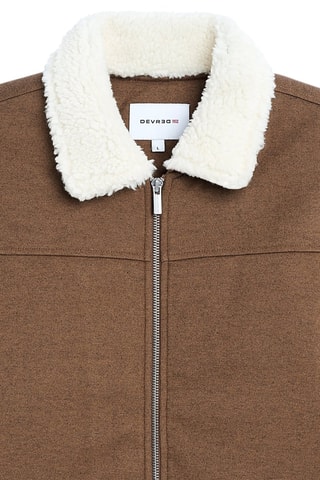 Blouson sherpa - Marron