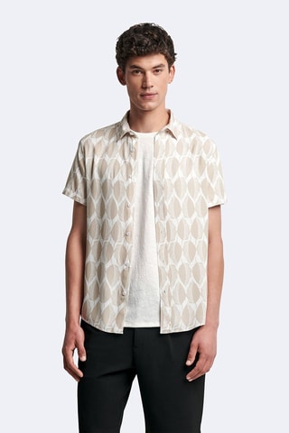Chemise regular - Beige