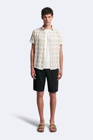 Chemise regular - Beige