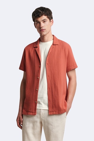 Chemise regular - Orange foncé