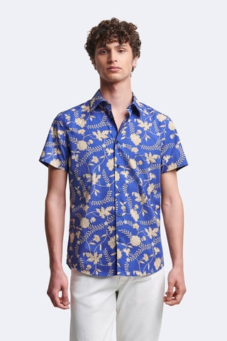 Chemise slim - Bleu