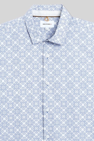 Chemise slim - Bleu et blanc