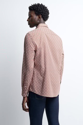 Chemise slim - Rouge