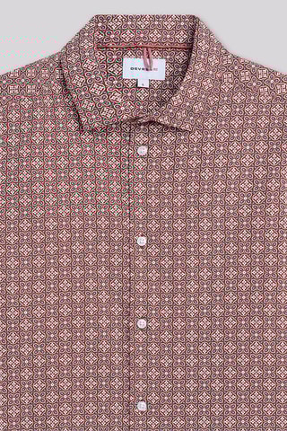 Chemise slim - Rouge