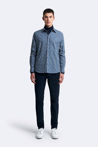 Chemise slim - Bleu