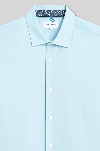 Chemise slim - Turquoise