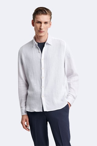 Chemise slim - Blanc