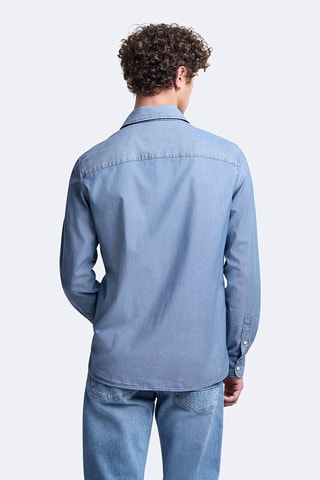 Chemise regular - Bleu