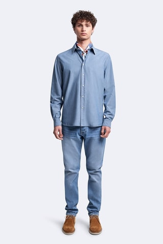 Chemise regular - Bleu