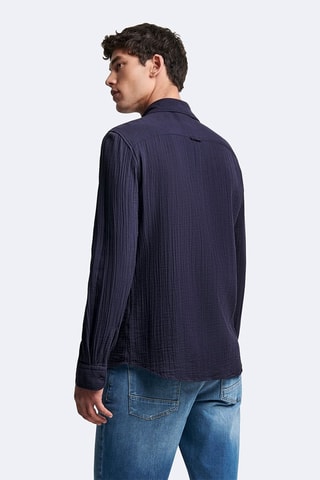 Chemise slim - Bleu