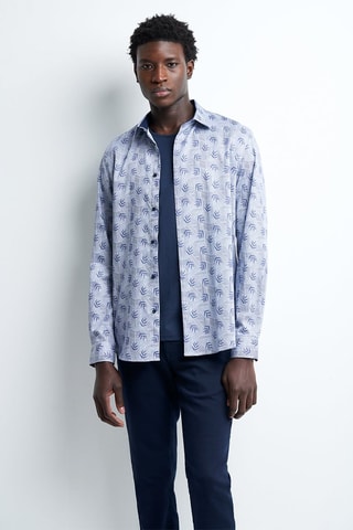 Chemise slim - Bleu