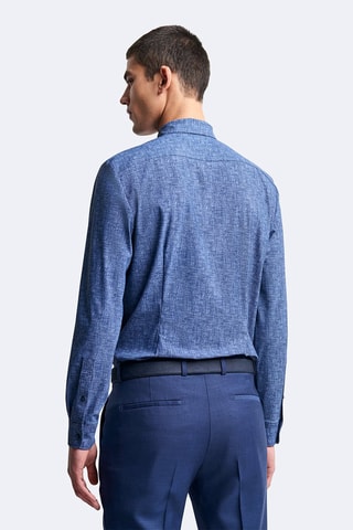 Chemise slim - Bleu