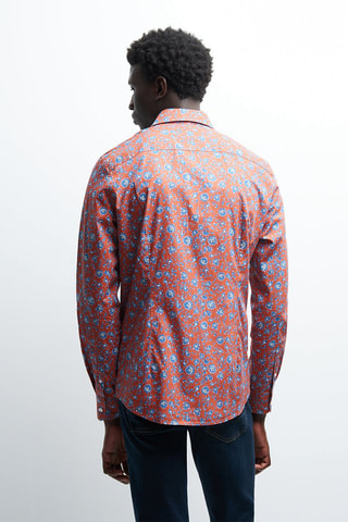 Chemise slim - Orange
