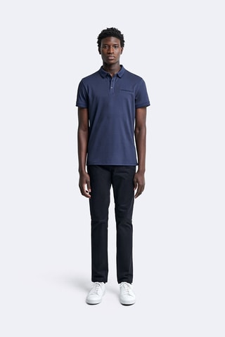 Polo slim - Bleu