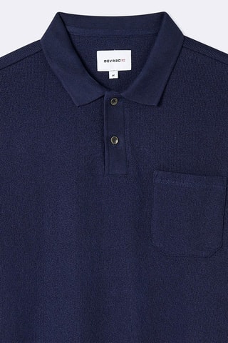 Polo slim - Bleu marine