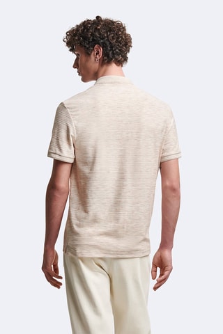 Polo slim - Beige chiné