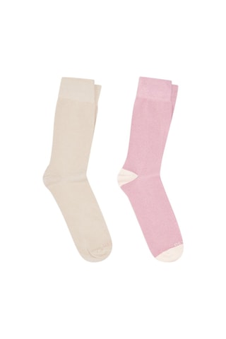 2 paires de chaussettes - Beige