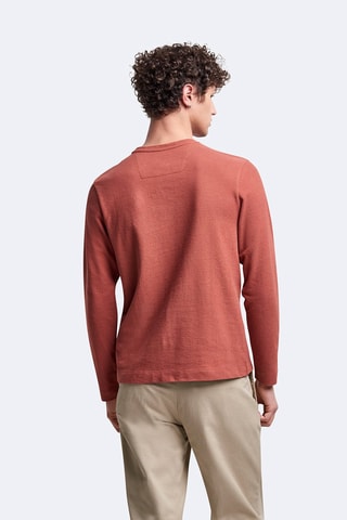 T-shirt slim - Orange foncé