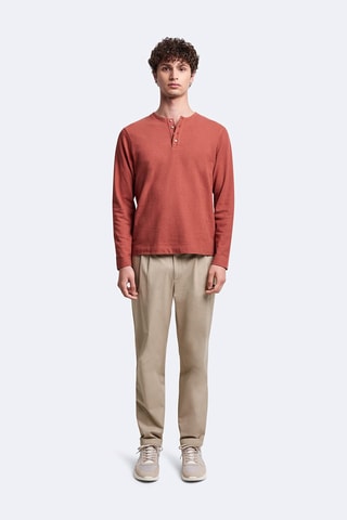 T-shirt slim - Orange foncé