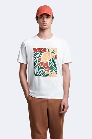 T-shirt slim - Écru
