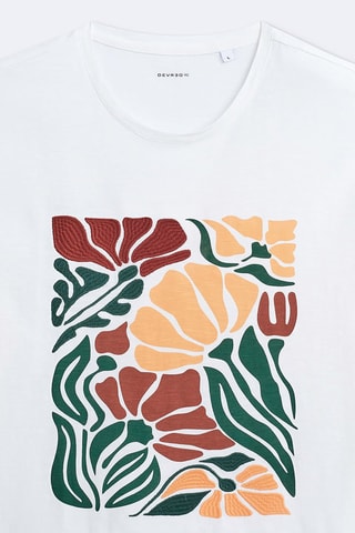 T-shirt slim - Écru