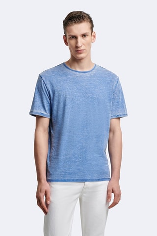 T-shirt slim - Bleu
