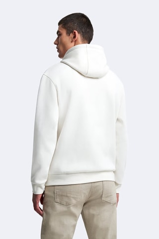 Sweat regular à capuche - Écru