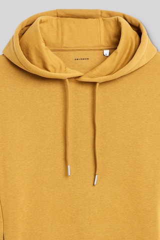 Sweat regular à capuche - Jaune