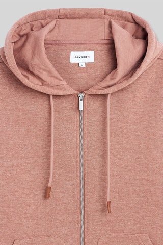 Sweat regular à capuche - Rose