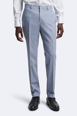 Pantalon de costume en laine - Bleu