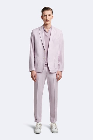Pantalon de costume en lin - Violet clair