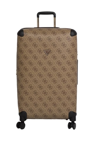 Valise grand volume Berta - Beige et marron - 70 cm
