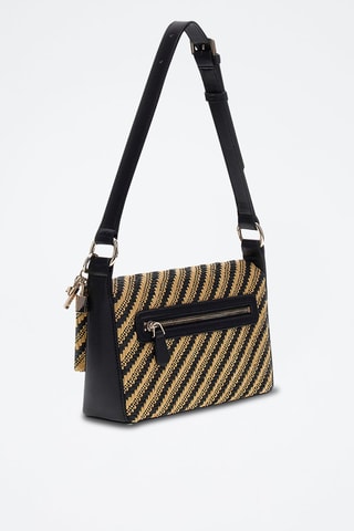 Sac porté épaule - Beige et noir